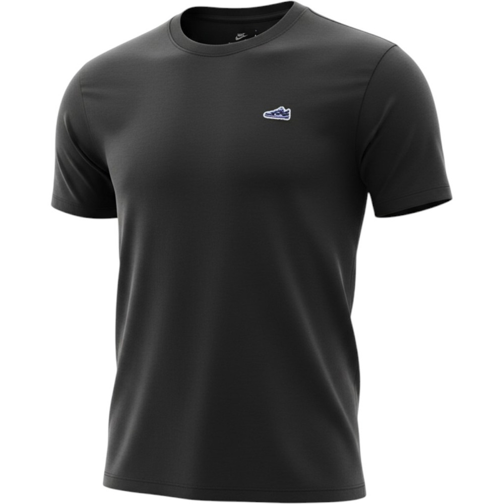 Nike Sportswear Mens Loose Fit Sneaker Patch T-Shirt Black FV3751-010 Size M NWT